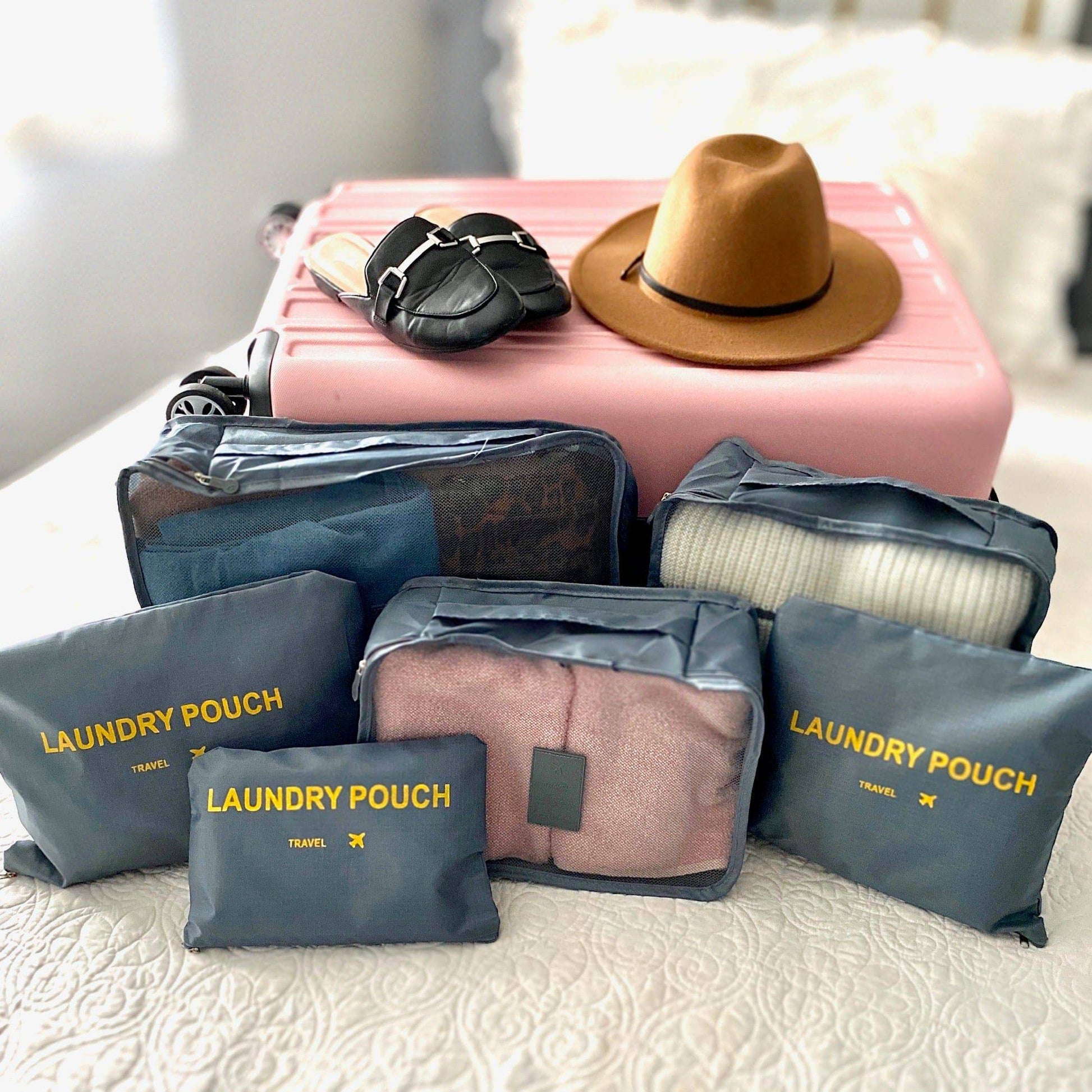 6 Piece Travel Organizer.