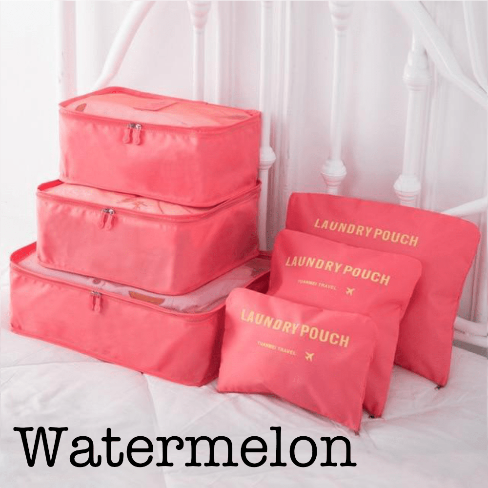 6 Piece Travel Organizer.